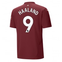 Camiseta Manchester City Erling Haaland #9 Tercera Equipación Replica 2024-25 mangas cortas